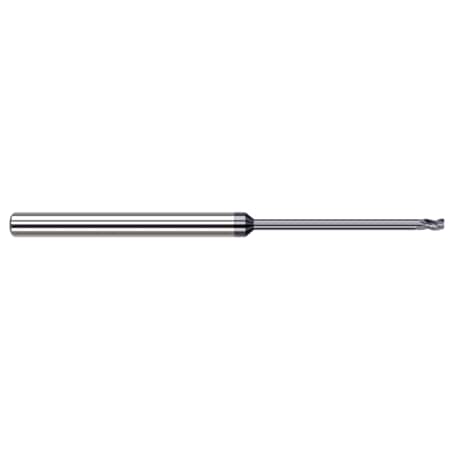 Harvey Tool End Mill for Exotic Alloys - Corner Radius, 0.0930" (3/32), Overall Length: 3" 968993-C6
